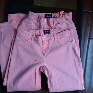 Bundle of 2 Girls colorful jeans